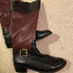 Vince Camuto two toned boots like new